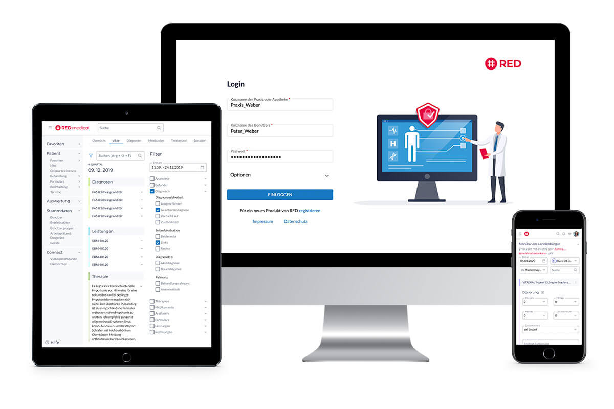 praxissoftware moderne innovative Praxissoftware Arztsoftware