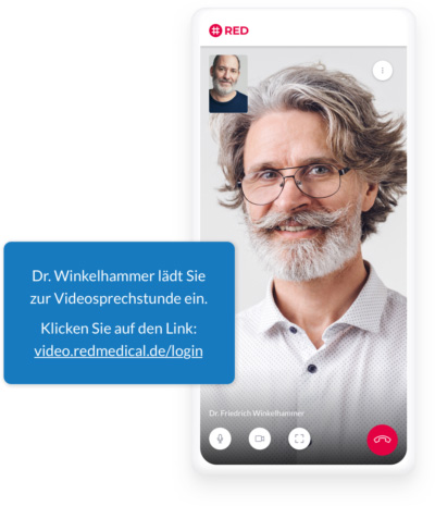 Dank dem integrierten Einladungsversand können unsere Kunden (Ärzte, Therapeuten etc.) automatische Termineinladungen per SMS oder E-Mail an ihre Patienten schicken.